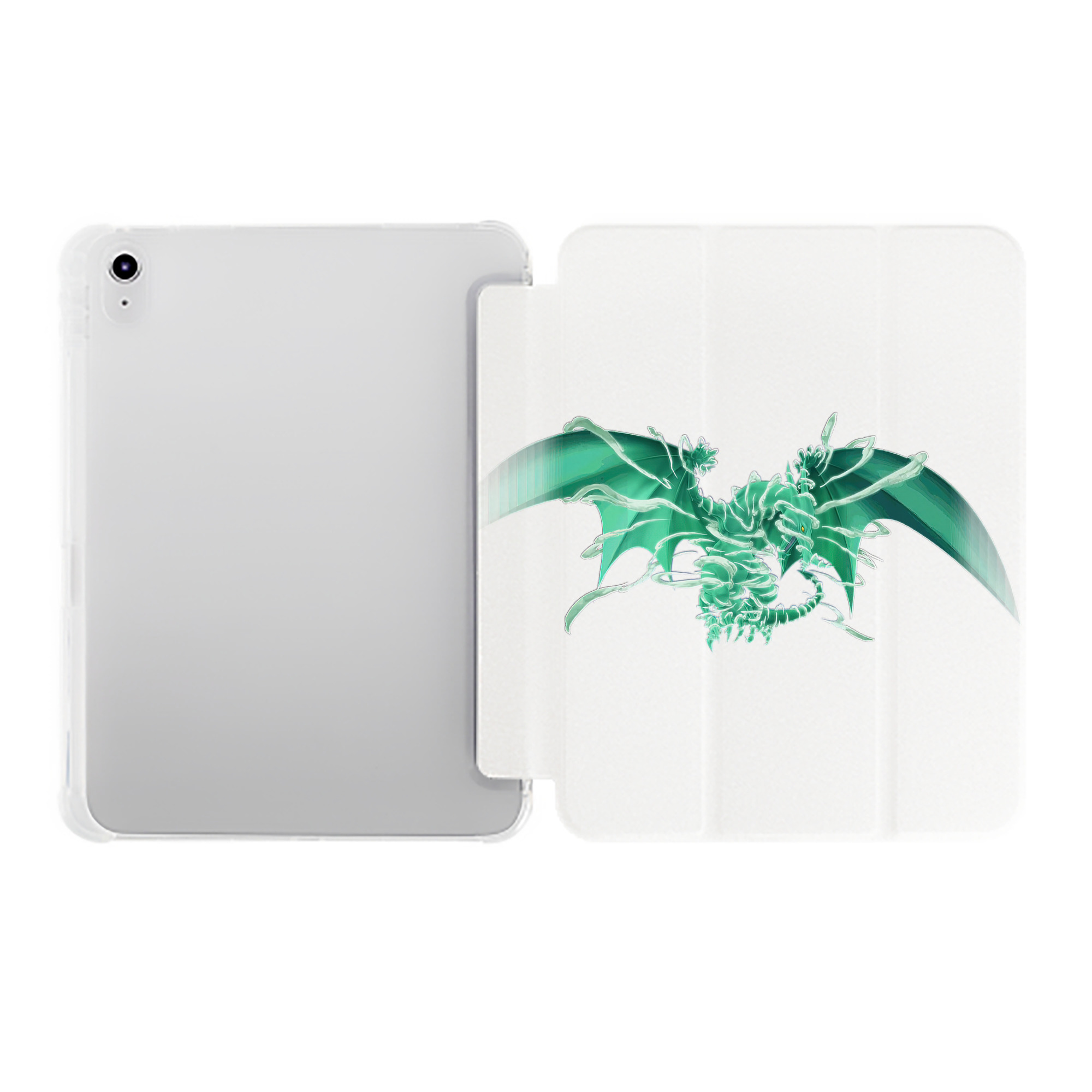 （画像用） 遊☆戯☆王 Yu-Gi-Oh! IPad ケース ペン収納付き 三つ折りスタンド PUレザー×シリコン 対応機種9.5/10.5/10.9インチ